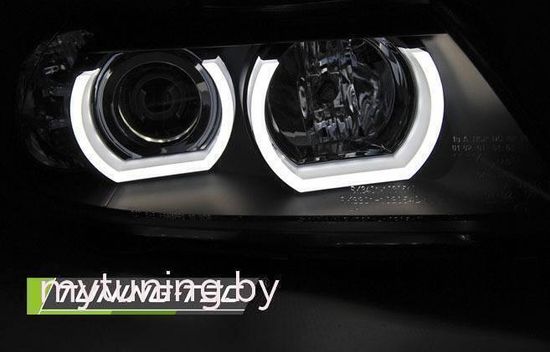 Фары передние U-LED LIGHT 3D BLACK для BMW 3 E90 E91