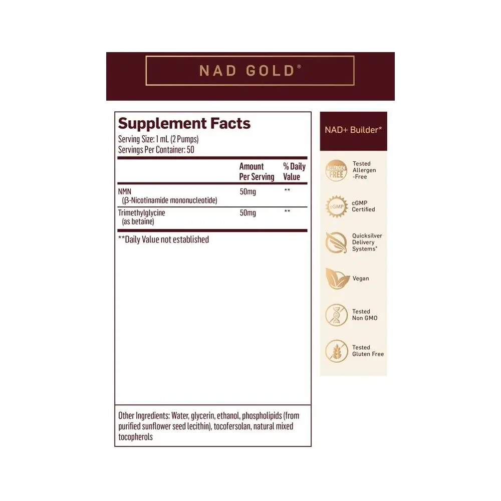 Quicksilver Scientific - NAD+ Gold® 50 ml