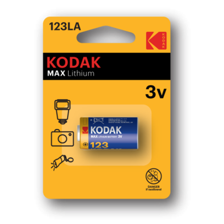 Батарейки Kodak CR123 [ K123LA] MAX Lithium