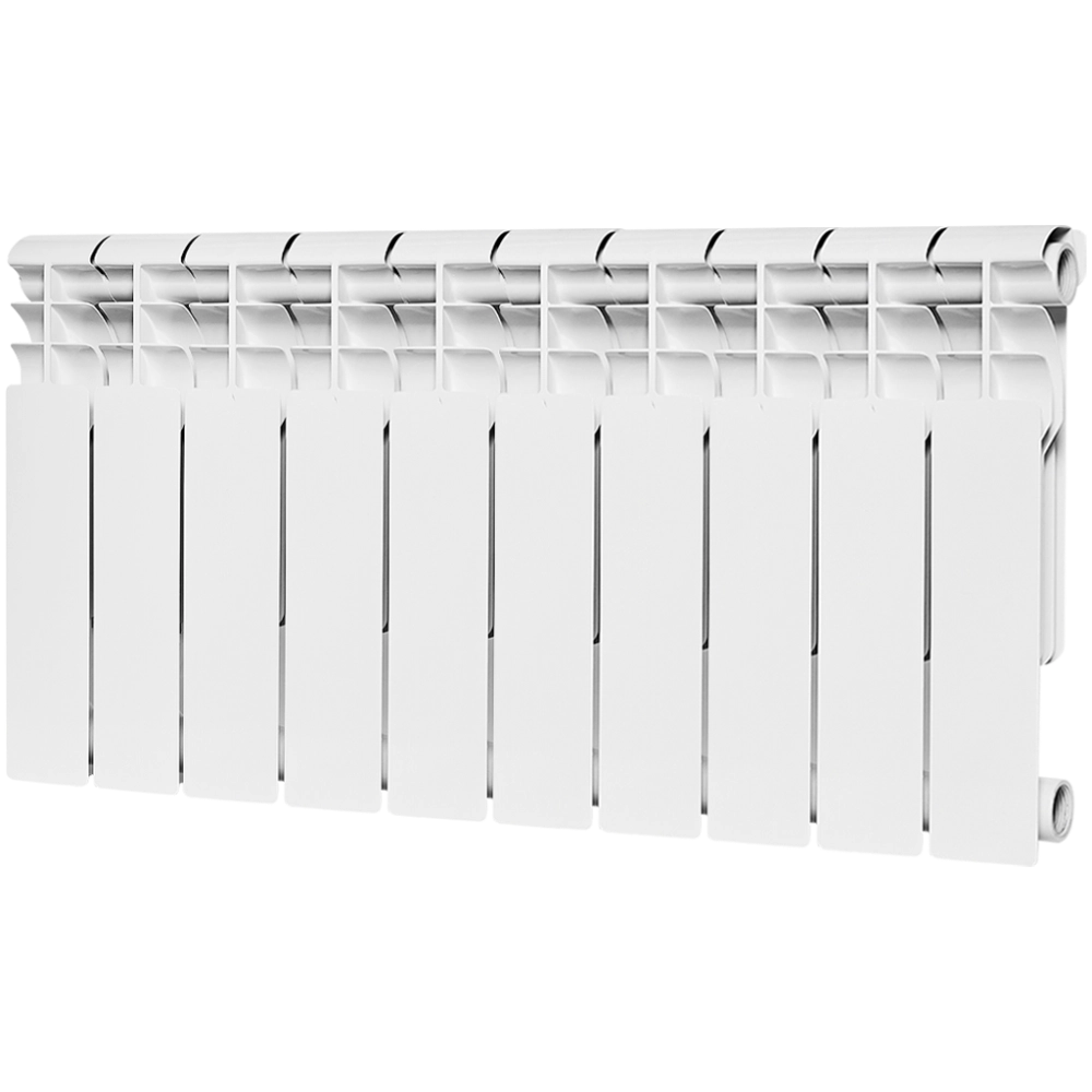 Радиатор биметаллический ROMMER Profi Bm 350 - 10 секций (подключение боковое, цвет белый)