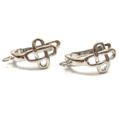 Швензы 17х10 мм, родий