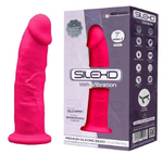 Вибростимулятор-насадка для страпона SileXD Model 2 7 фуксия 17,5 см