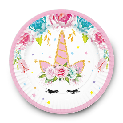 Тарелки "Голова Единорога" 18 см 6 шт