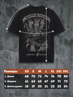 Футболка оверсайз LEGENDA Горыныч черная