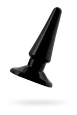 Втулка анальная Black&Red черная 10,5 см