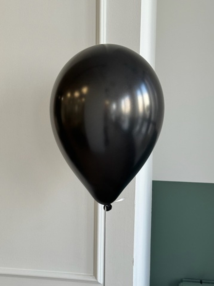 Шар латекс чёрный
