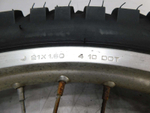 Колесо переднее Yamaha Serow 250 DG17J 2010