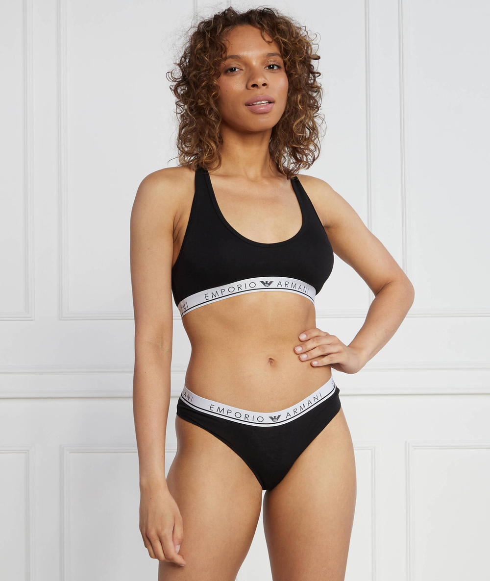 Стринги 2 пары Emporio Armani - черный(163334 3F227)
