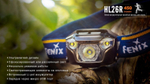 Фонарь светодиодный налобный Fenix HL26R голубой, 450 лм, встроенный аккумулятор*