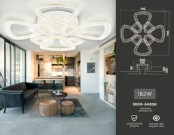 Ambrella Управляемый потолочный светодиодный светильник Original FA8863