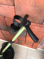 Велосипед 3-х колесный "Ракета 251" Зеленый (колеса EVA, 2 корзины, подставка для ног,скл. козыр