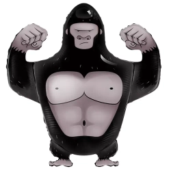 Шар (29"/69 см) Фигура Горилла, 1 шт. в уп