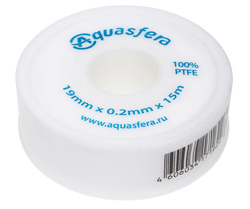 Фум-лента AQUASFERA PTFE 6020 19ммх0,02ммх15м
