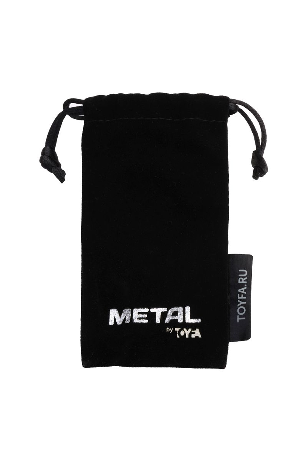 Серебристая анальная втулка с красной розочкой - 8 см.