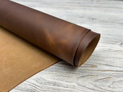 Etrusco Smooth Red Cedar (1,5-1,7 мм) цв. Коричневый, натуральная кожа