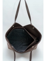 Сумка шоппер через плечо большая на молнии