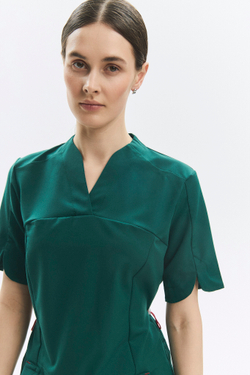 Топ медицинский женский Ньюлук, малахит