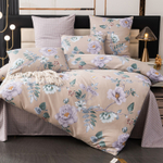 Комплект постельного белья Делюкс Сатин 100% хлопок на резинке LR611