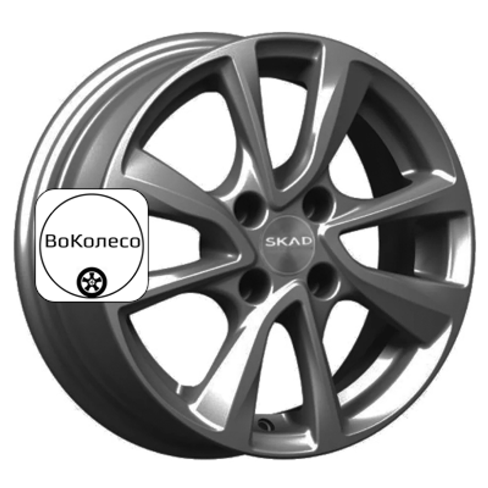 5,5x14/4x100 ET45 D67,1 Ницца (КЛ287) Графит СКАД