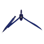 Готовальня 7 предм. цирк-автом, стержни,ластик,4 лин,пласт.футляр