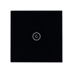 Выключатель сенсорный SWT-OMALI-S01-ZB-BK (250V, 10A, Zigbee) (Arlight, Стекло) 050033