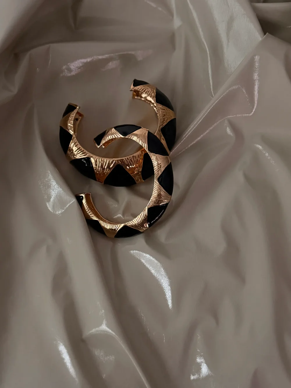 Браслет узкий Диора, Черный