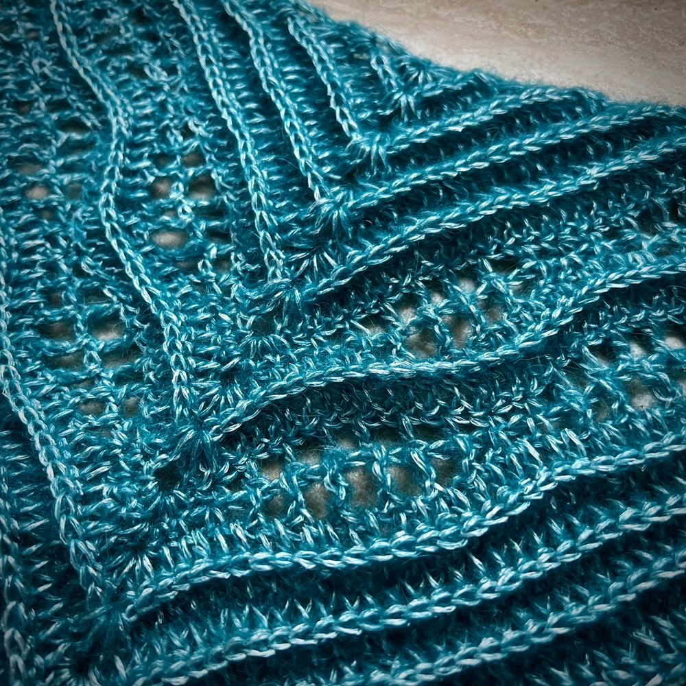 Мастер-класс по вязанию шали "Vanilla"