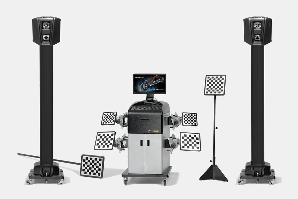 Мобильный стенд сход-развал 3D для грузовых автомобилей ТехноВектор 7 Truck T 7204 HT MC2