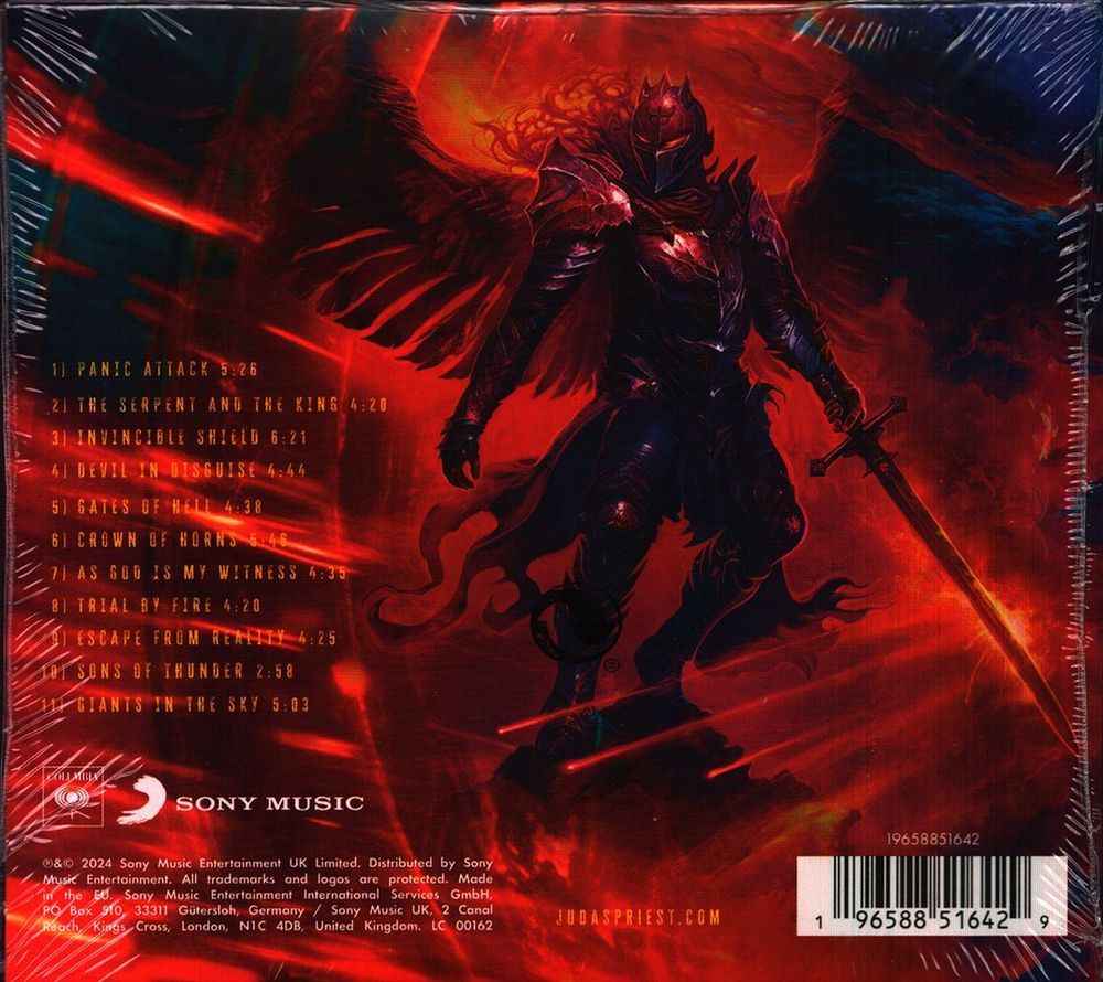 Judas Priest. Invincible Shield (CD) 2024 Новый запечатанный аудио-CD