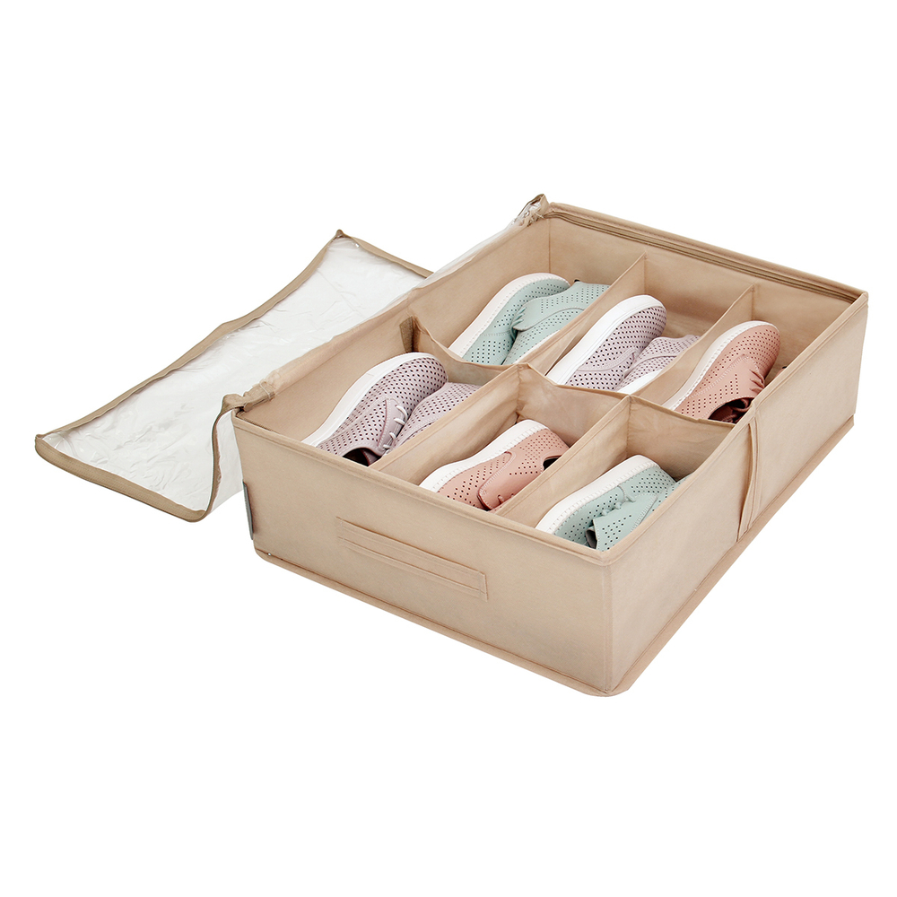 Кофр для обуви 53х40х15 см, 6 ячеек, Каир