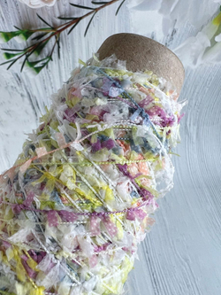 пряжа для вязания травка пушистая реснички