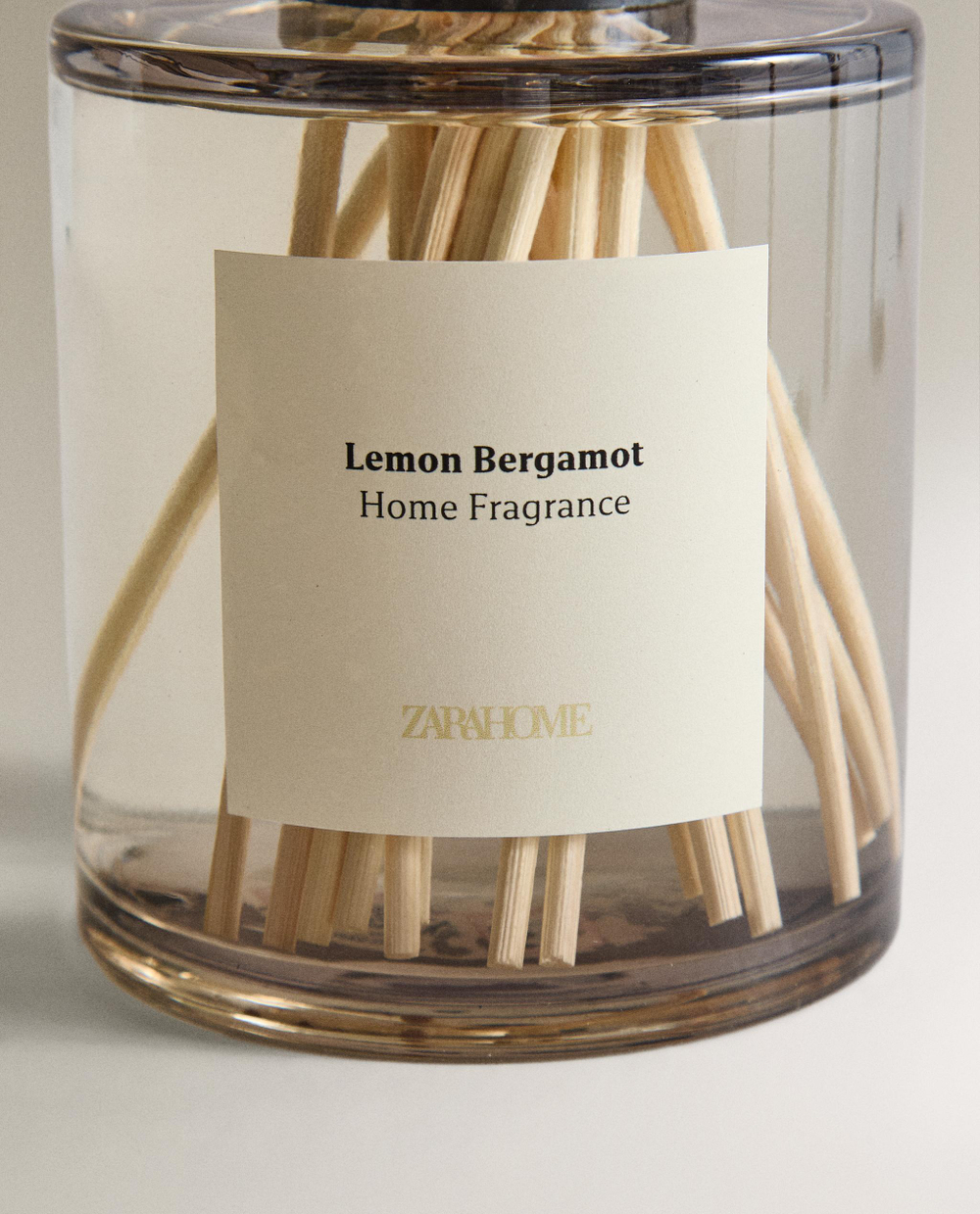 Zara Home Аромадиффузор Lemon Bergamot 500 мл, тростниковые палочки микадо, аромат свежий цитрусовый, Горчичный