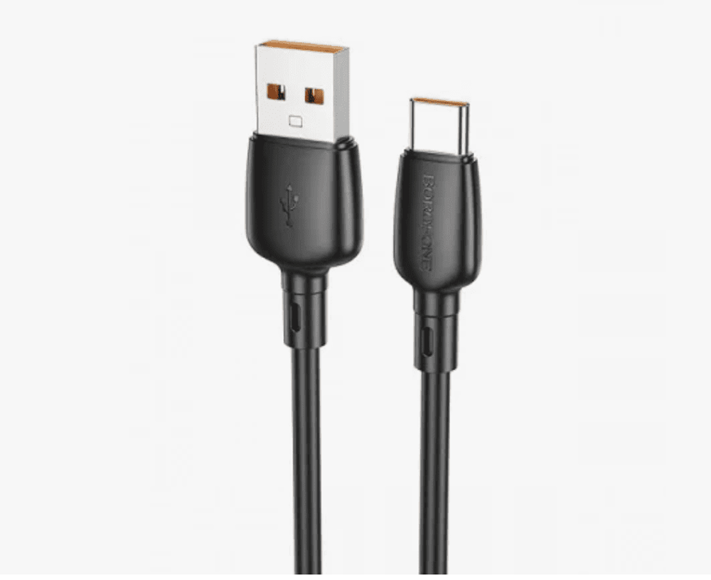 Кабель USB - TypeC BOROFONE BX93 100W (черный) 1м