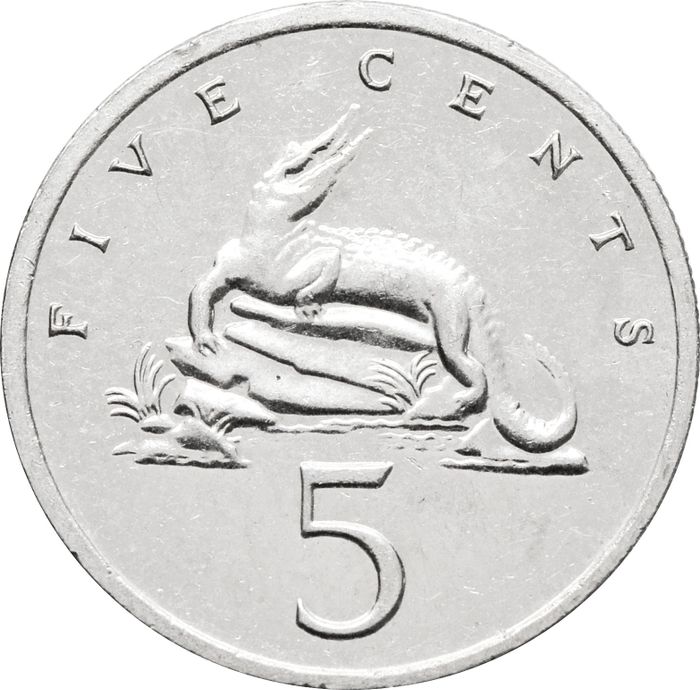 5 центов 1993 Ямайка