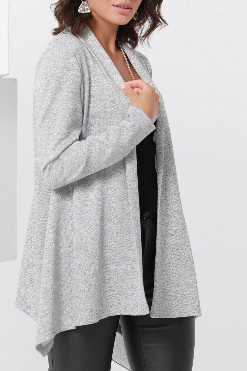 Кардиган светло-серый DStrend (Акция)