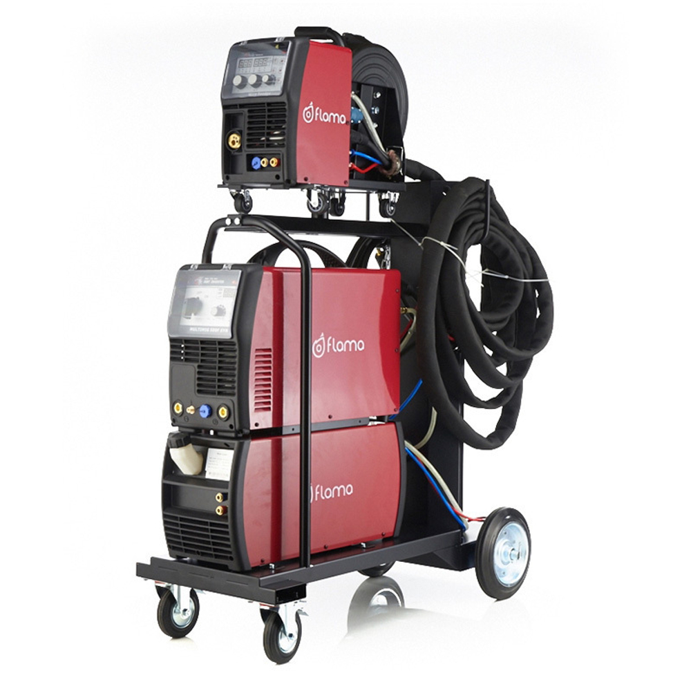 Синергетический инверторный сварочный полуавтомат c отдельным подающим механизмом FLAMA MULTIMIG 500F SYN