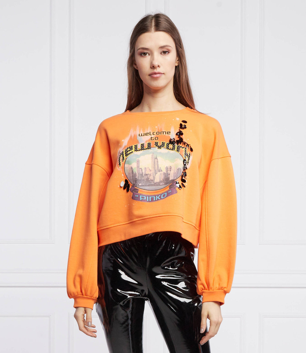 Худи MONTALTO Pinko - оранжевый(1N13EK Y68W)