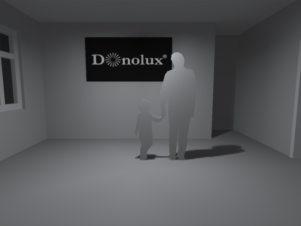 Светодиодный светильник для трехфазной шины, 18Вт