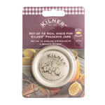 Набор из 12 плоских крышек 6,7 см