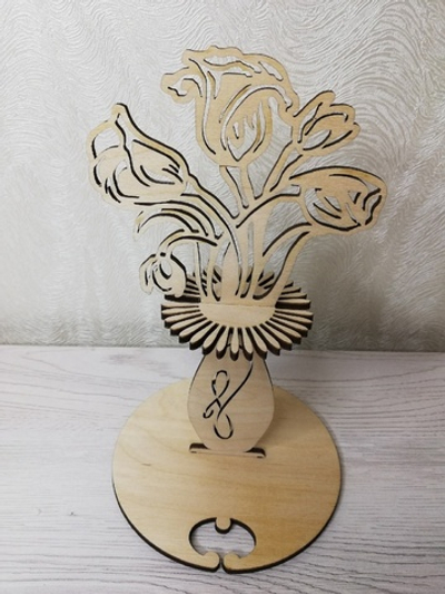 Салфетница "Букет цветов"