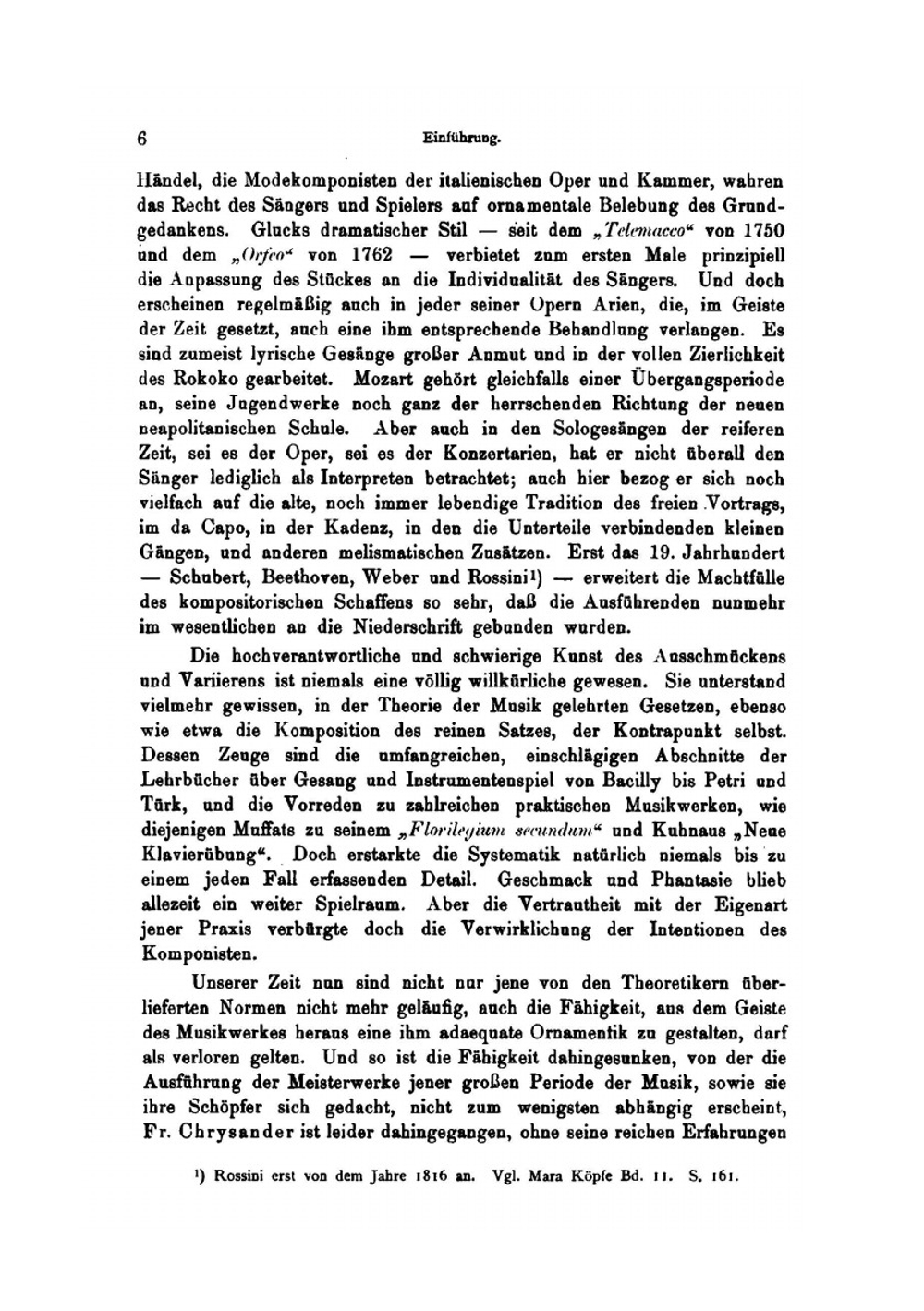 Die Lehre Von Der Vokalen Ornamentik. Erster Band. Das 17. Und 18. Jahrhundert Bis in Die Zeit Glucks | Hugo Goldschmidt
