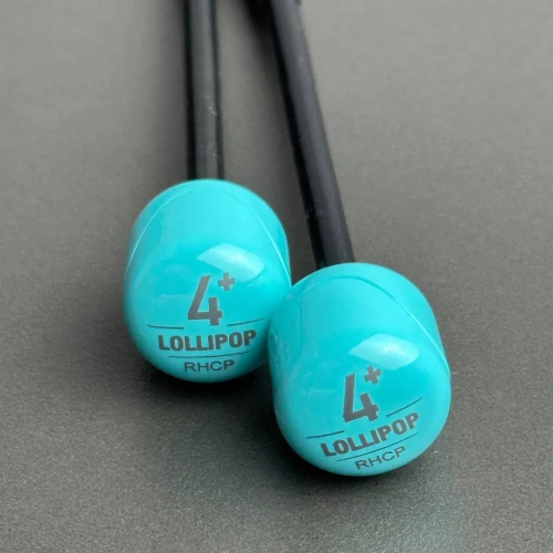 Антенны Foxeer Lollipop 4 Plus 5,8G 2,6dBi RHCP SMA 10см (бирюзовые)