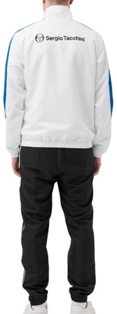 Мужской теннисный костюм Sergio Tacchini Agave Tracksuit - black/white/blue