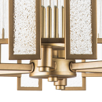 712062 Люстра AGAVE 6х40W E27 ШАМПАНЬ/ПРОЗРАЧНЫЙ