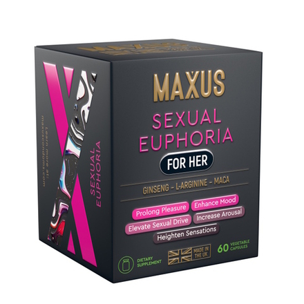 БАД MAXUS Сексуальная Эйфория для неё, Sexual Euphoria for her, 60 капсул