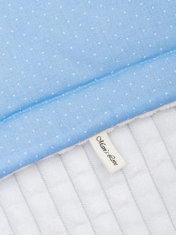 Комплект в коляску Голубой горох