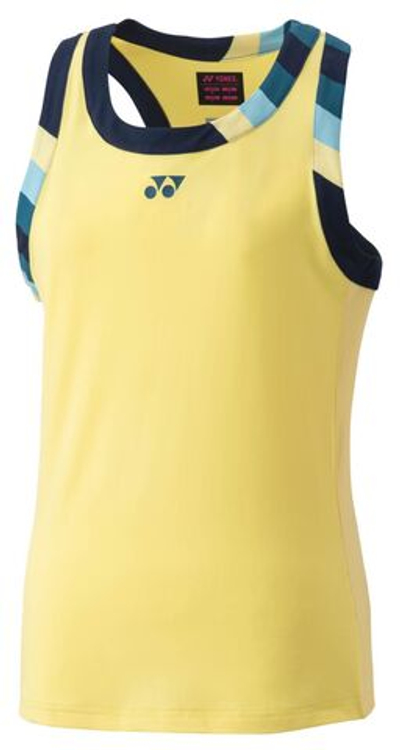 Женский топ теннисный Yonex AO Tank - soft yellow