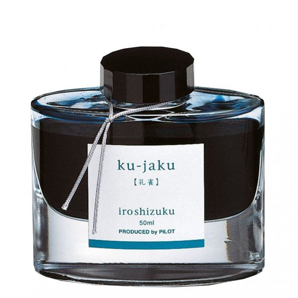Чернила для перьевых ручек Pilot Iroshizuku Ku-Jaku синие 50мл (INK-50-KJ)