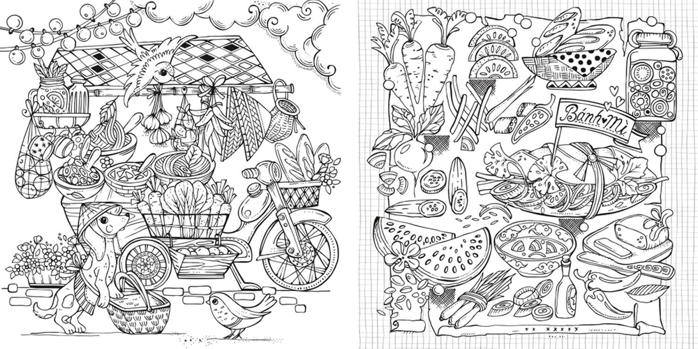 Meine Reise durch Asien. Rita Berman. Coloring book