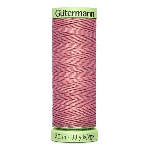 Нить Top Stitch 30/30 м для декоративной отстрочки, Gutermann, 473 пудрово-розовый
